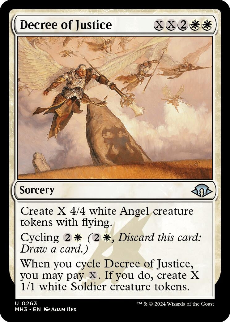 Decree of Justice (263) [MH3] - MTG Single