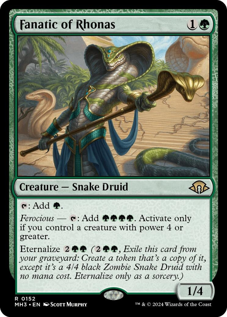 Fanatic of Rhonas (152) [MH3] - MTG Single