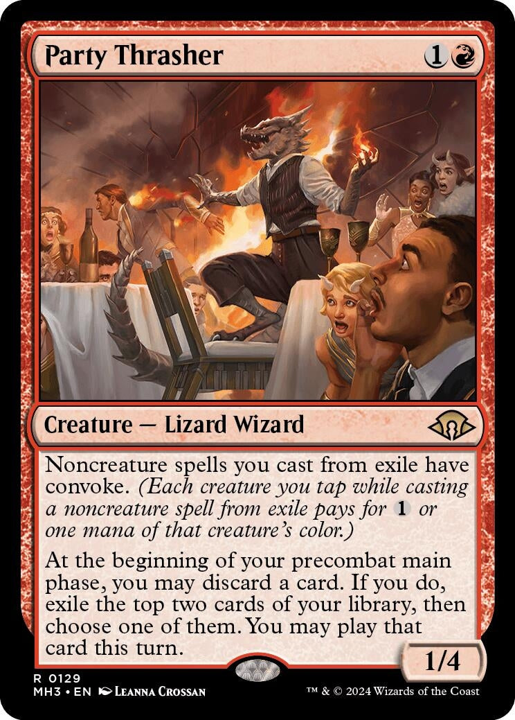 Party Thrasher (129) [MH3] - MTG Single