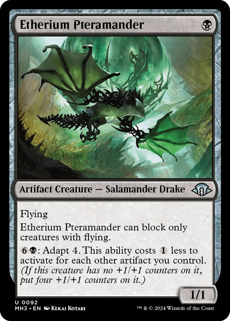 Etherium Pteramander (92) [MH3] - MTG Single