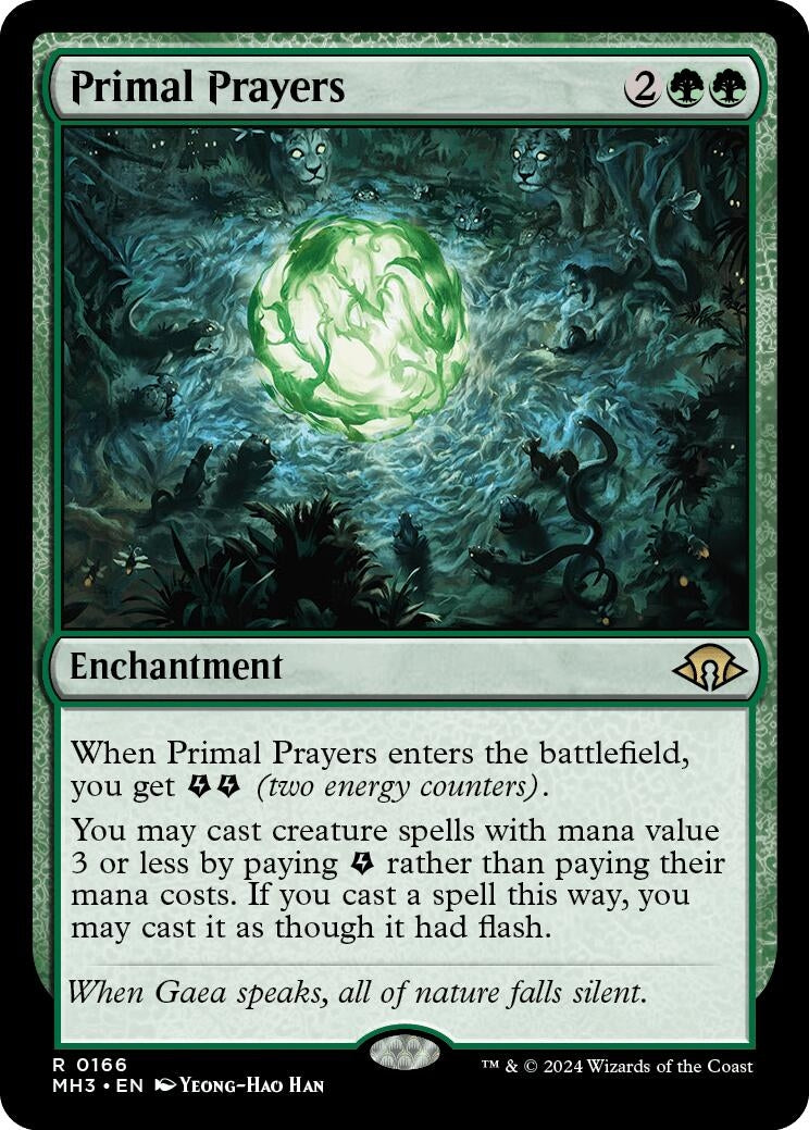 Primal Prayers (166) [MH3] - MTG Single