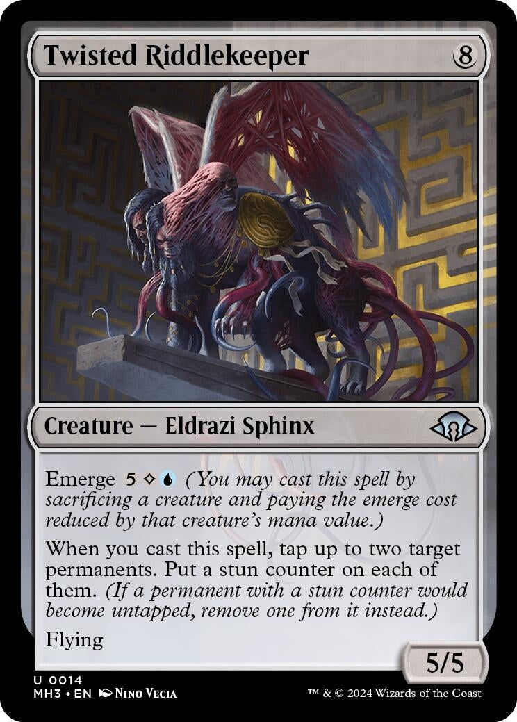 Twisted Riddlekeeper (14) [MH3] - MTG Single