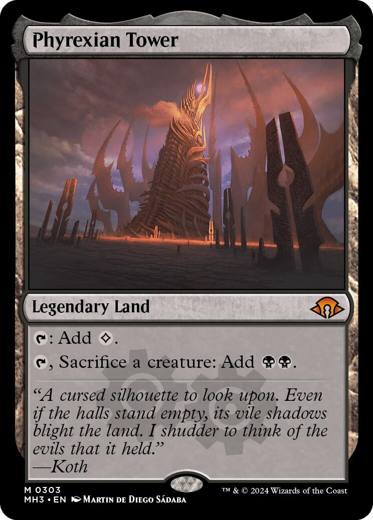 Phyrexian Tower (303) [MH3] - MTG Single