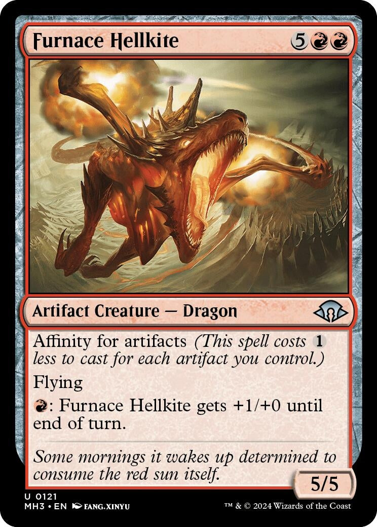 Furnace Hellkite (121) [MH3] - MTG Single