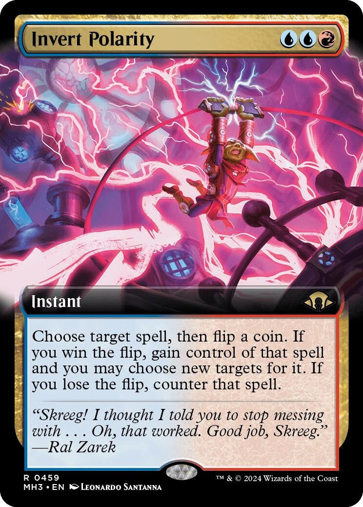 Invert Polarity (Extended Art) (459) [MH3] - MTG Single