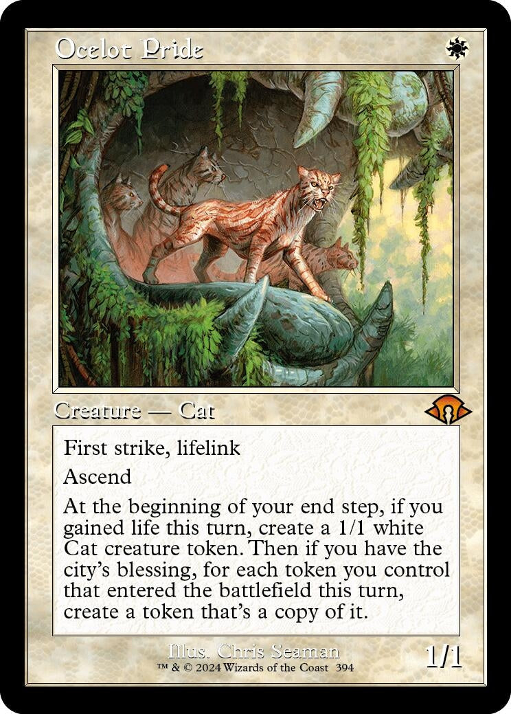 Ocelot Pride (Retro Frame) (394) [MH3] - MTG Single
