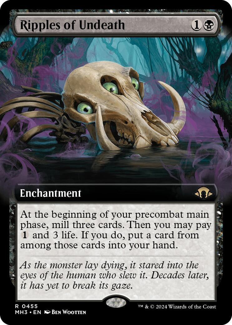 Ripples of Undeath (Extended Art) (455) [MH3] - MTG Single