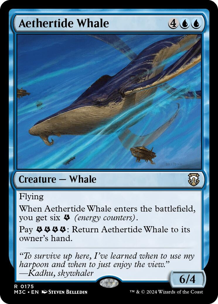 Aethertide Whale (175) [M3C] - MTG Single