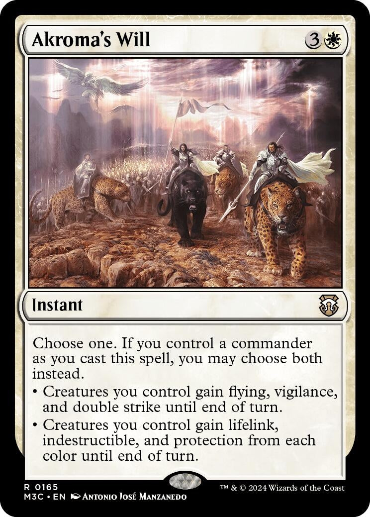 Akroma’s Will (165) [M3C] - MTG Single