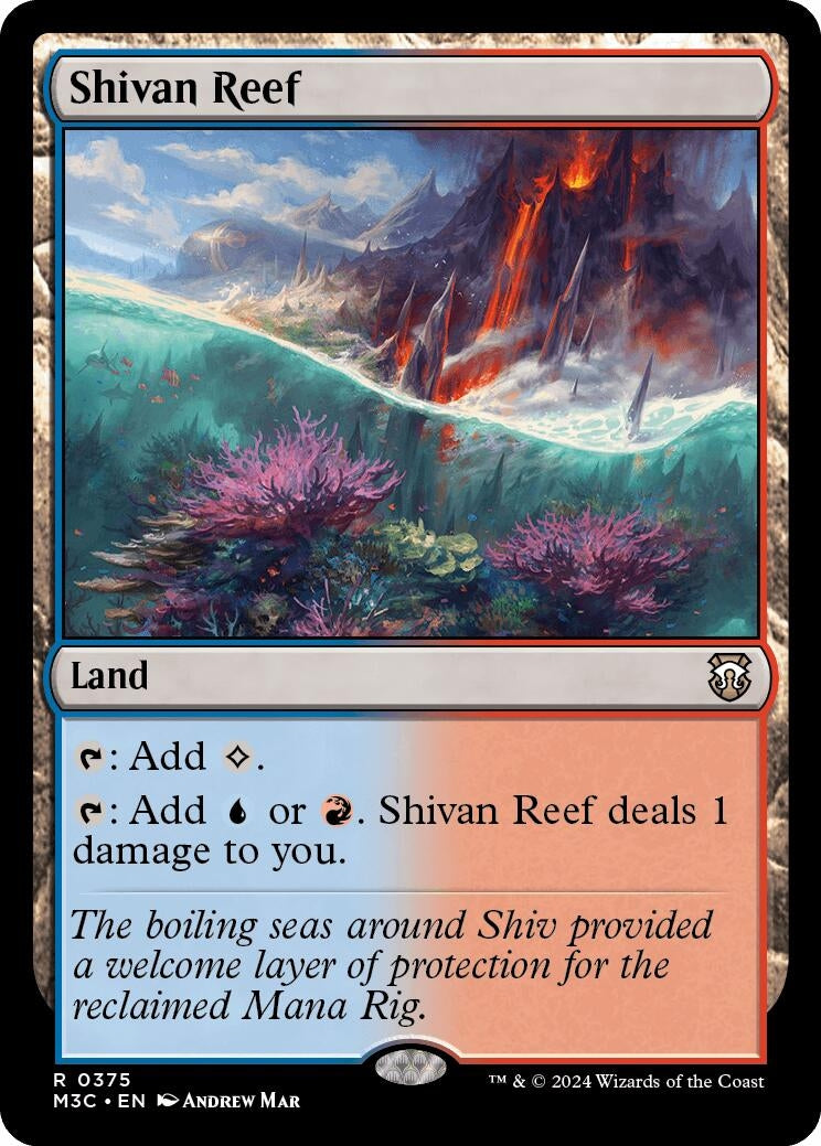 Shivan Reef (375) [M3C] - MTG Single