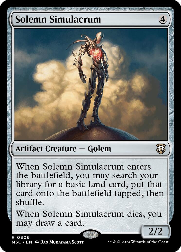 Solemn Simulacrum (306) [M3C] - MTG Single