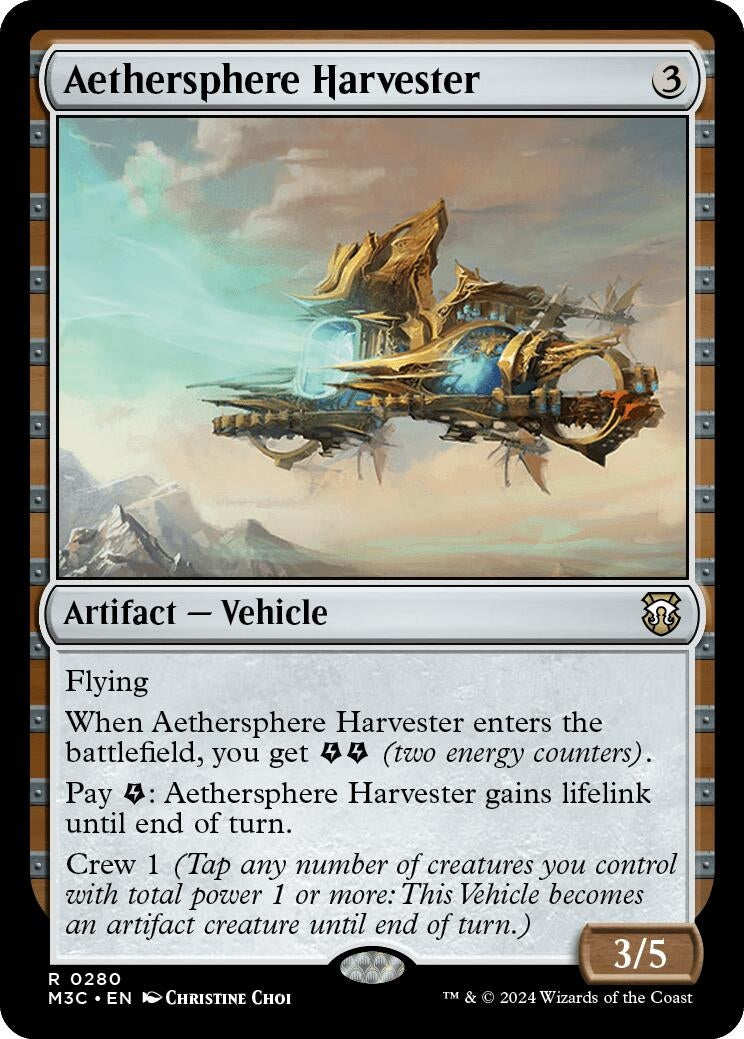Aethersphere Harvester (280) [M3C] - MTG Single