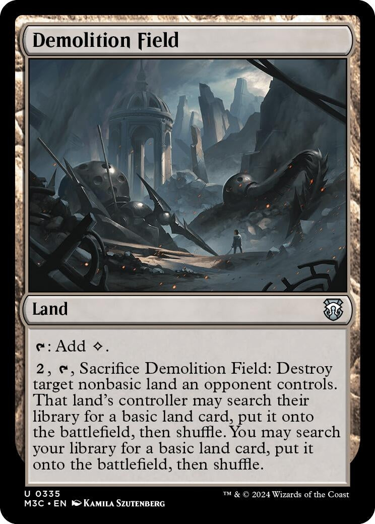 Demolition Field (335) [M3C] - MTG Single