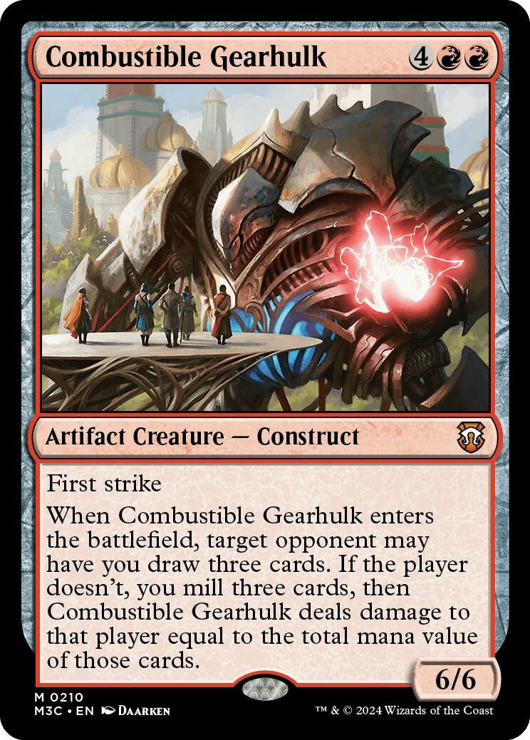 Combustible Gearhulk (210) [M3C] - MTG Single