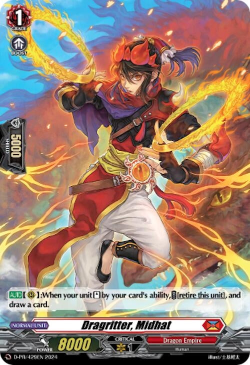 Dragritter Midhat (Foil) (429) [D-PR] - Cardfight Vanguard Single