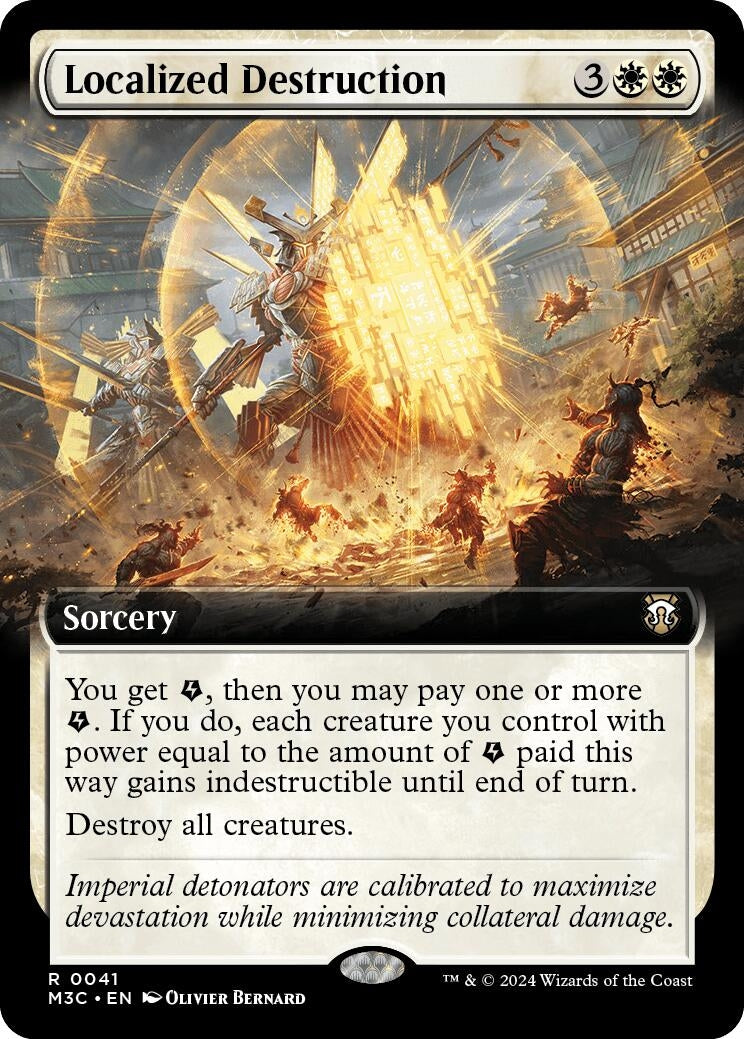 Localized Destruction (Extended Art) (Ripple Foil) (41) [M3C] - MTG Single