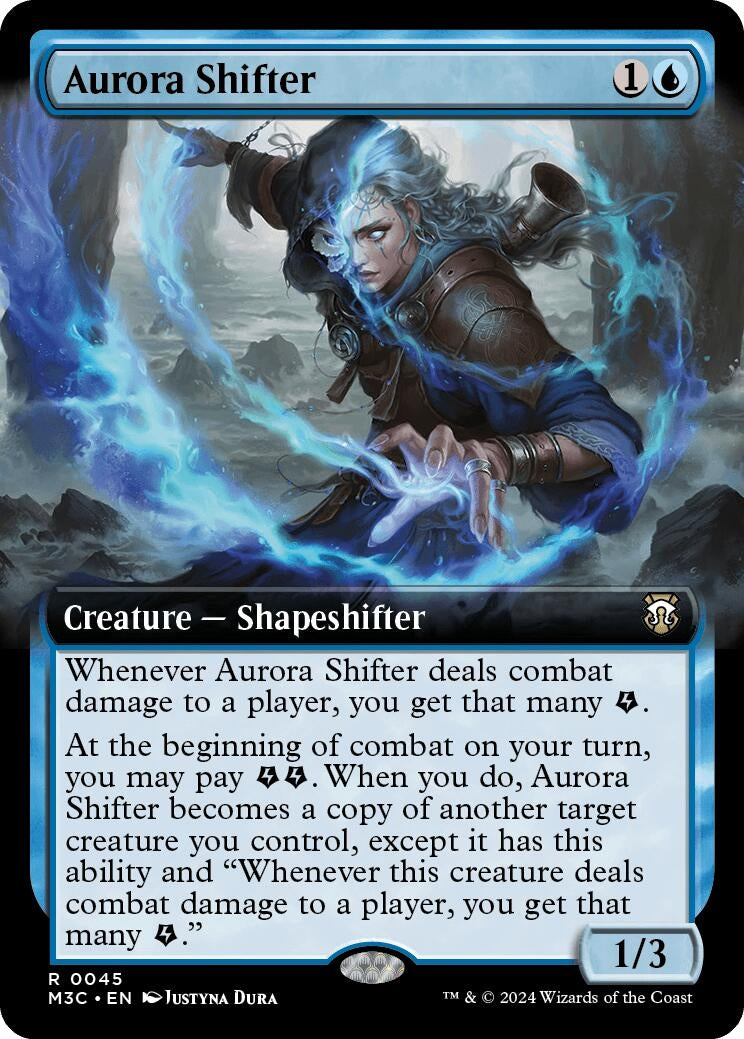 Aurora Shifter (Extended Art) (Ripple Foil) (45) [M3C] - MTG Single