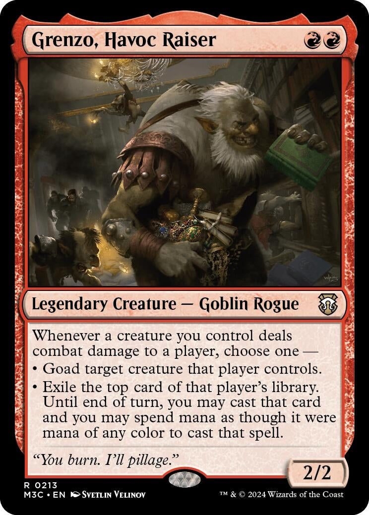 Grenzo Havoc Raiser (Ripple Foil) (213) [M3C] - MTG Single