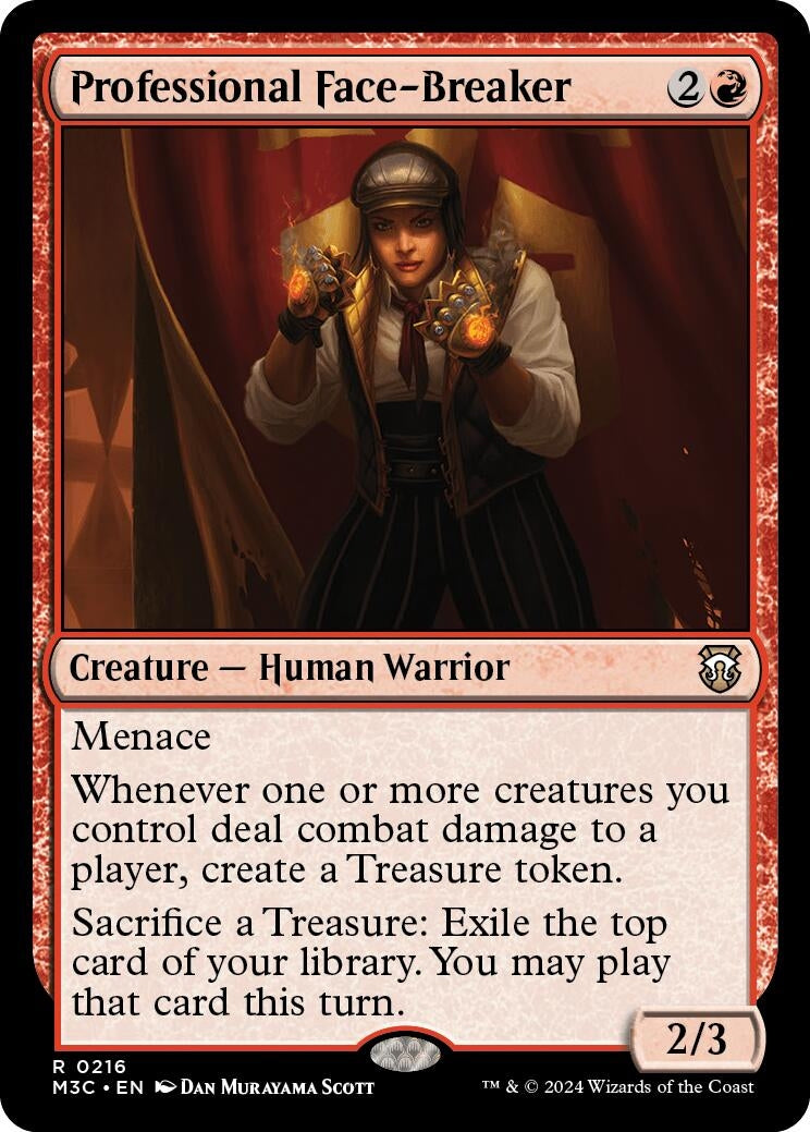 Professional Face-Breaker (Ripple Foil) (216) [M3C] - MTG Single
