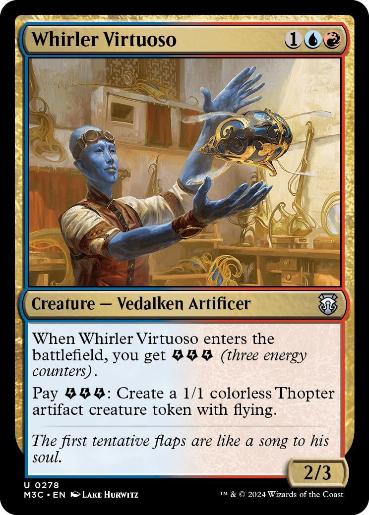 Whirler Virtuoso (Ripple Foil) (278) [M3C] - MTG Single
