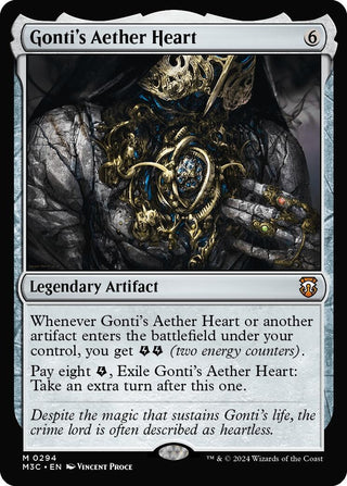 Gonti’s Aether Heart (Ripple Foil) (294) [M3C] - MTG Single