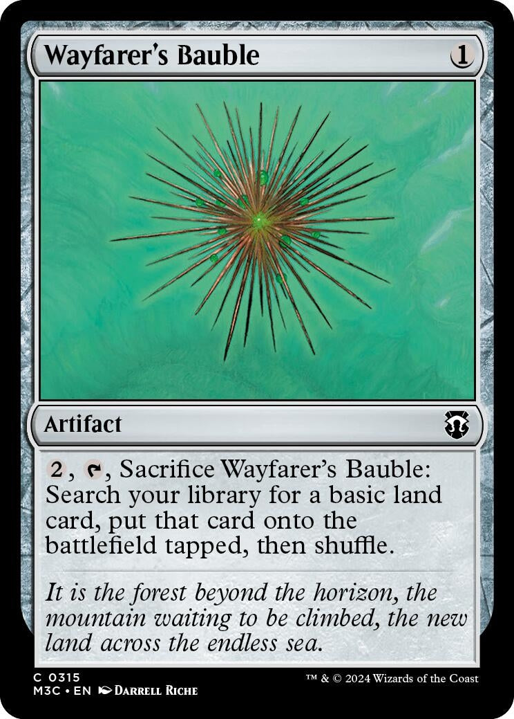 Wayfarer’s Bauble (Ripple Foil) (315) [M3C] - MTG Single