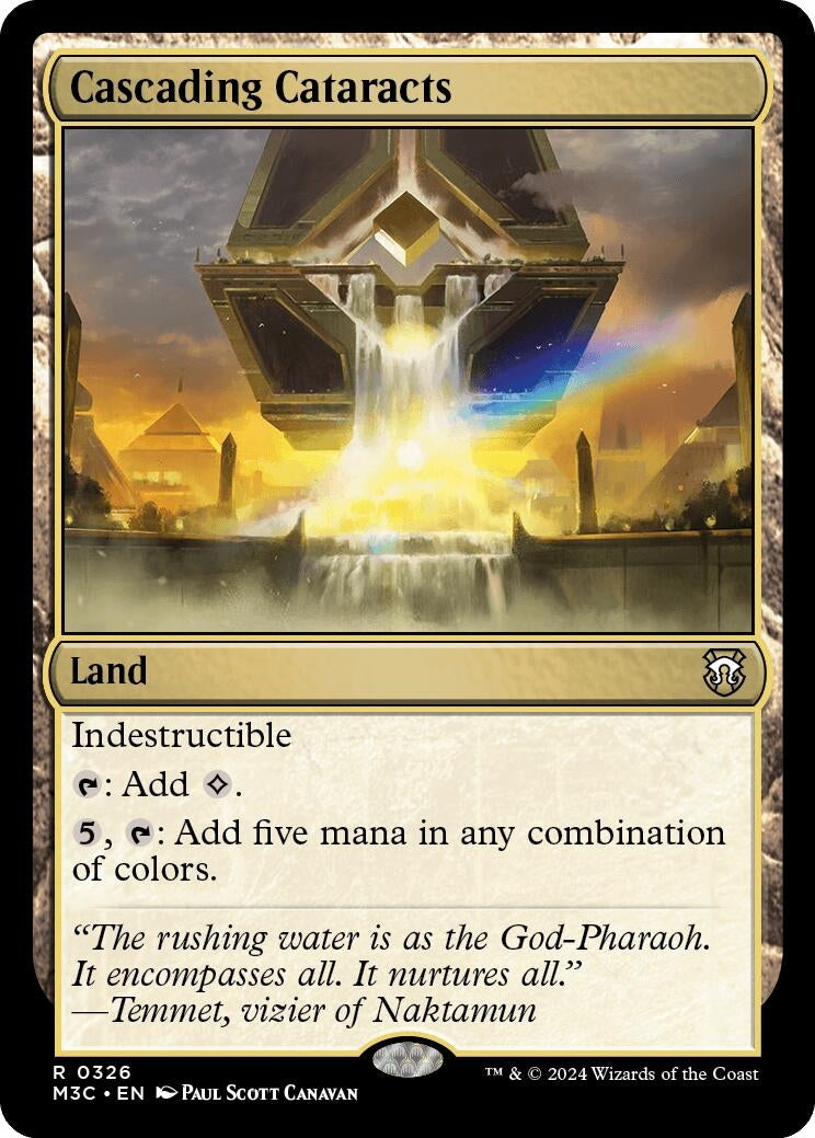 Cascading Cataracts (326) [M3C] - MTG Single