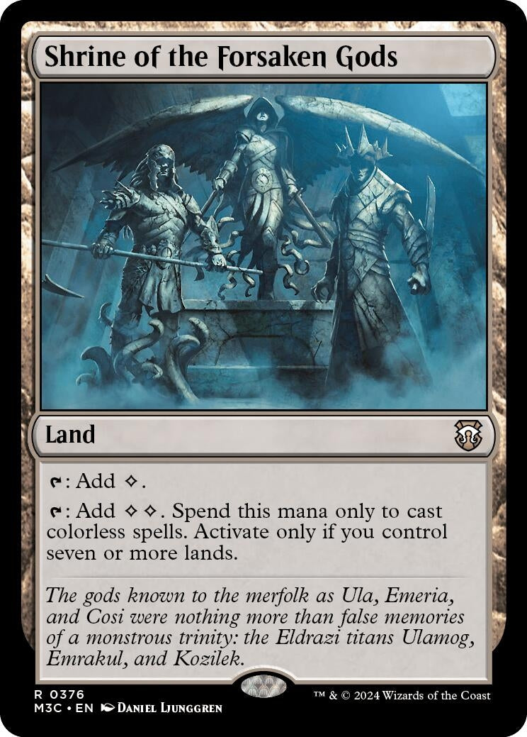 Shrine of the Forsaken Gods (376) [M3C] - MTG Single