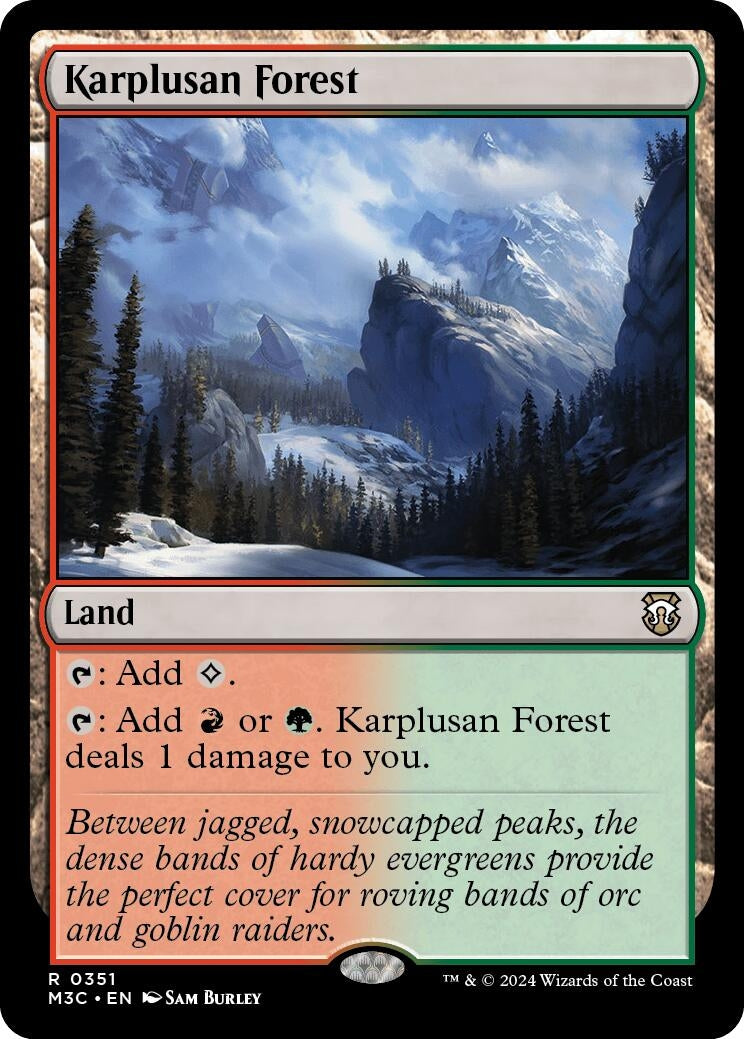 Karplusan Forest (351) [M3C] - MTG Single