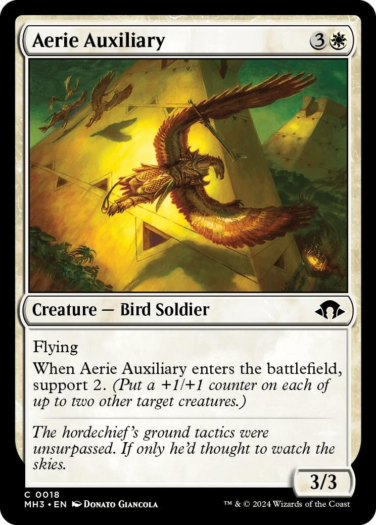 Aerie Auxiliary (18) [MH3] - MTG Single