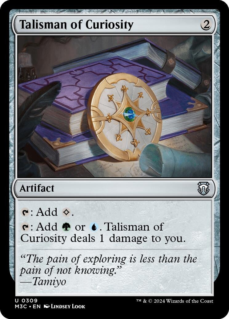 Talisman of Curiosity (309) [M3C] - MTG Single