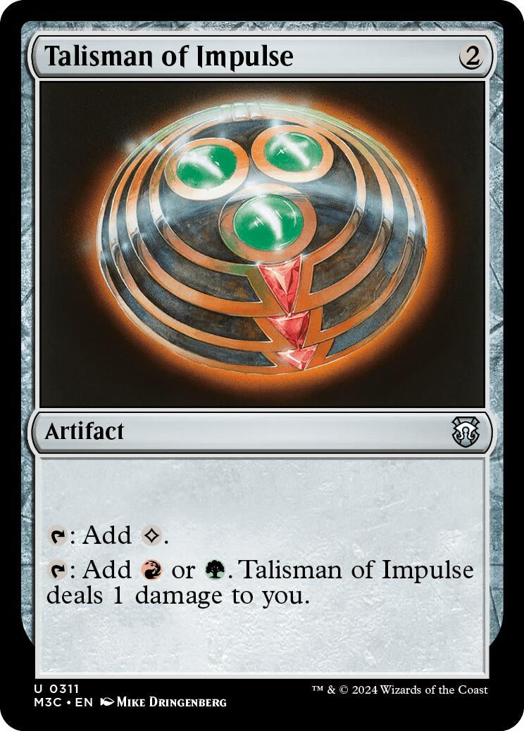 Talisman of Impulse (311) [M3C] - MTG Single