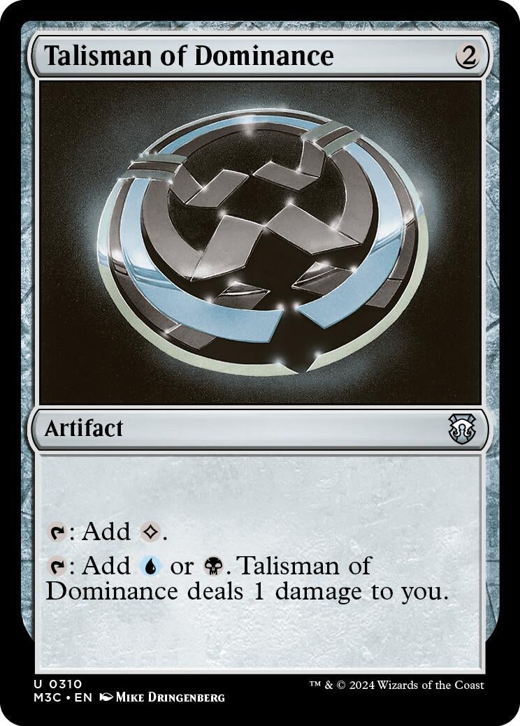 Talisman of Dominance (310) [M3C] - MTG Single