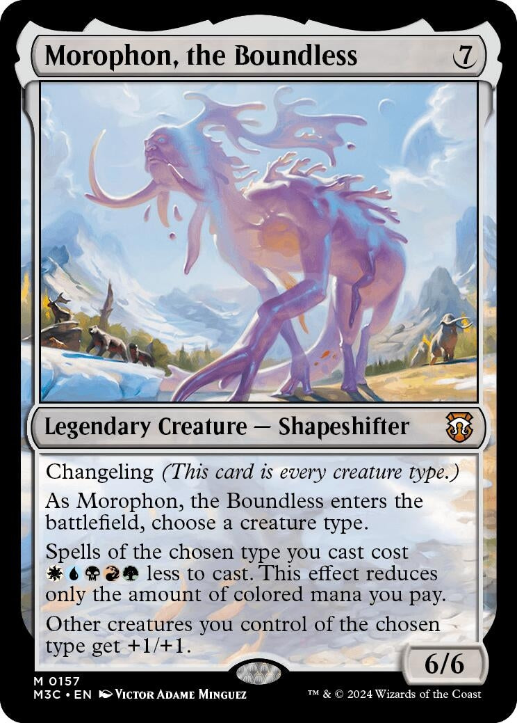 Morophon the Boundless (157) [M3C] - MTG Single