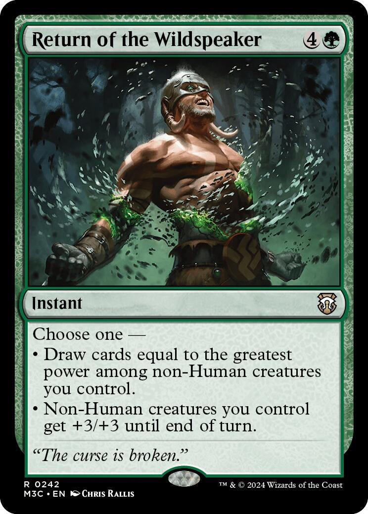 Return of the Wildspeaker (242) [M3C] - MTG Single