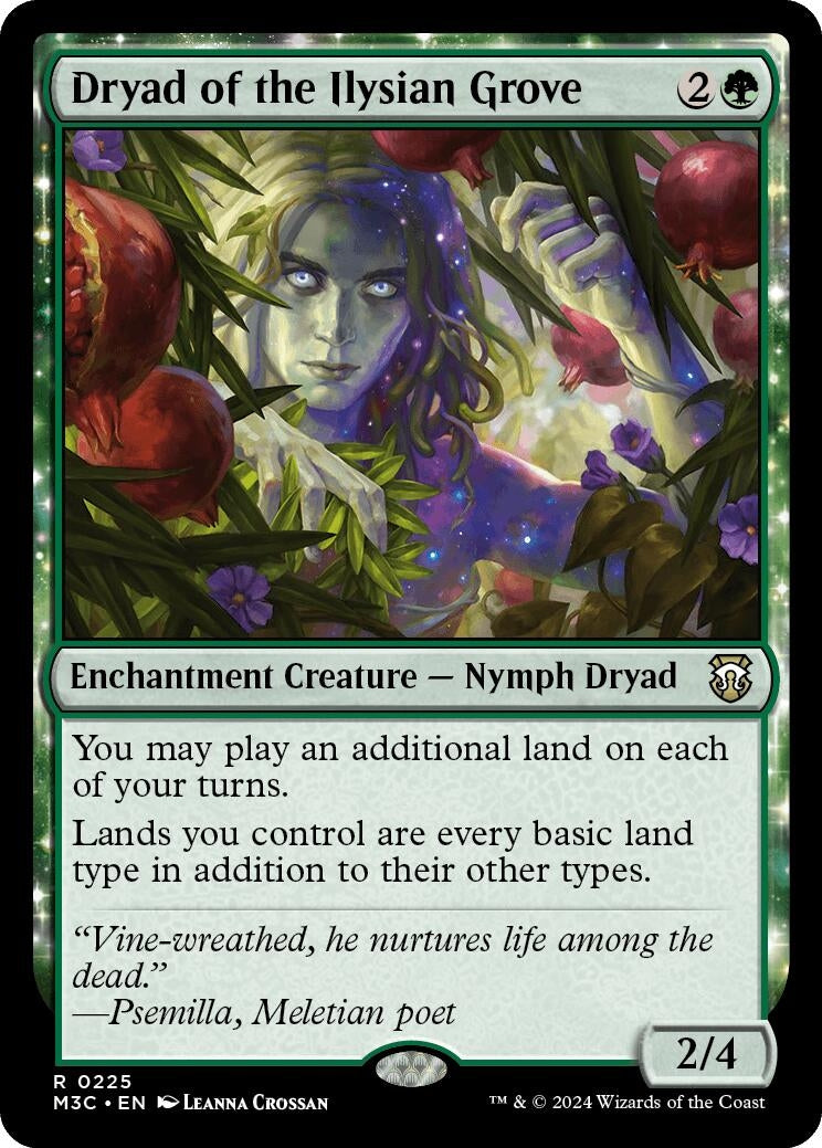 Dryad of the Ilysian Grove (225) [M3C] - MTG Single