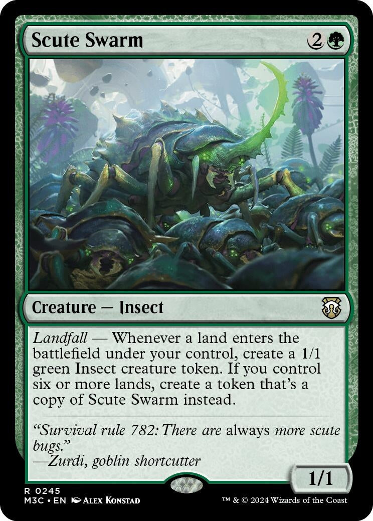Scute Swarm (245) [M3C] - MTG Single