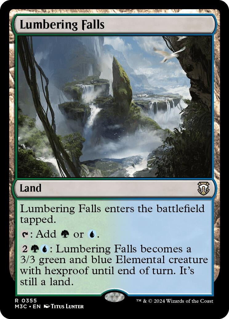 Lumbering Falls (355) [M3C] - MTG Single