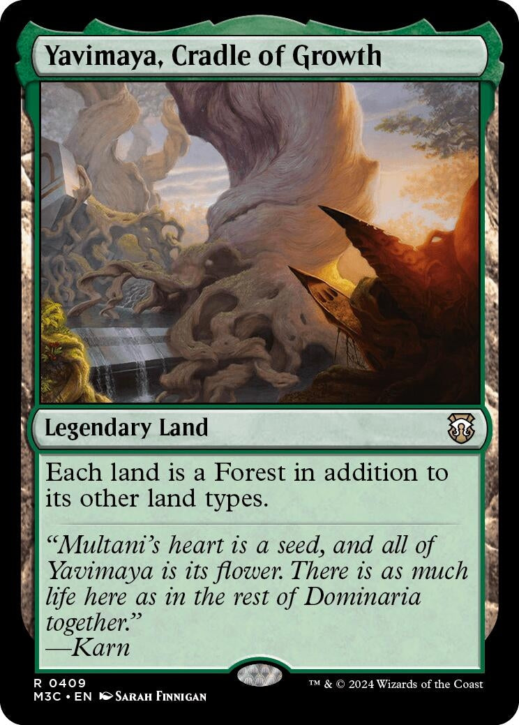Yavimaya Cradle of Growth (409) [M3C] - MTG Single
