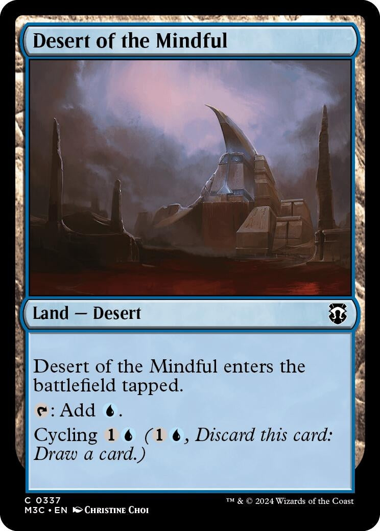 Desert of the Mindful (337) [M3C] - MTG Single