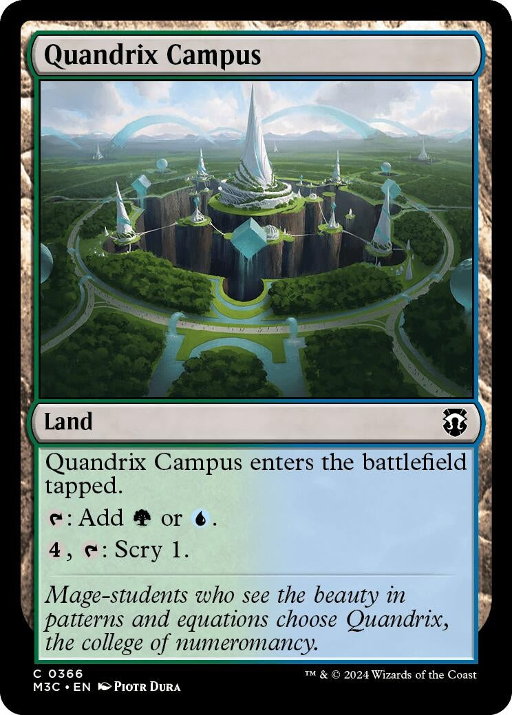 Quandrix Campus (366) [M3C] - MTG Single