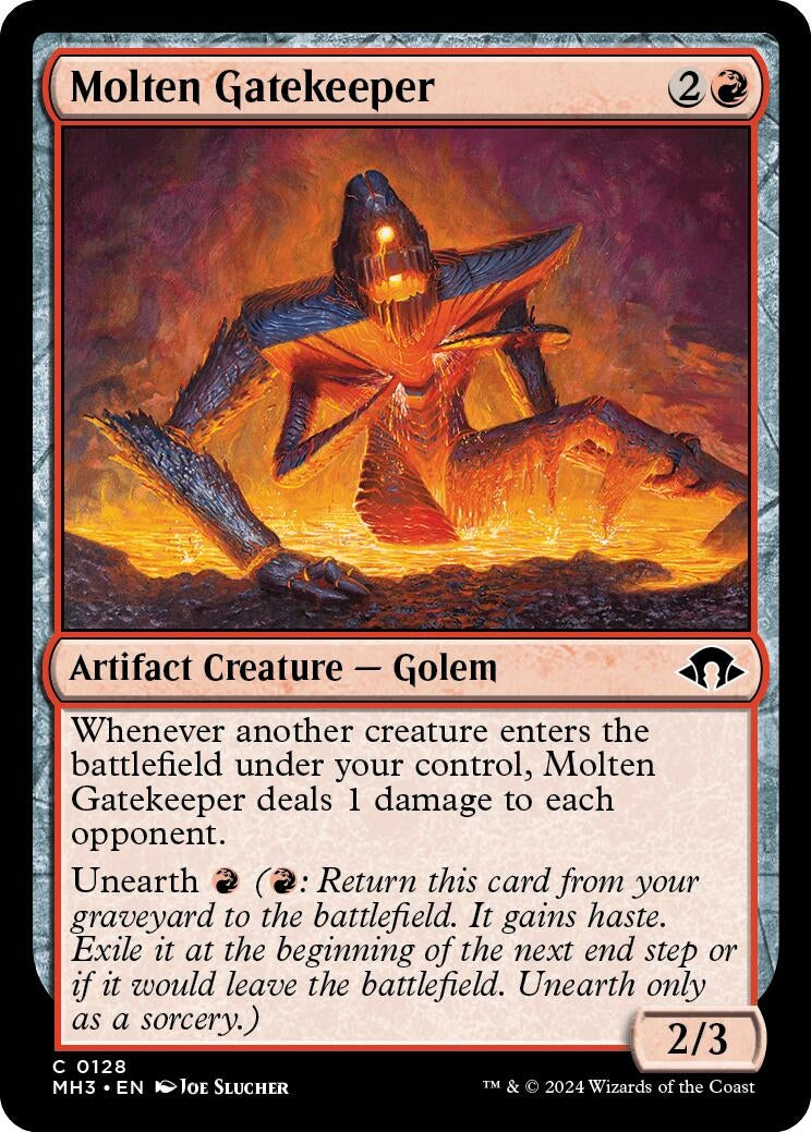 Molten Gatekeeper (128) [MH3] - MTG Single