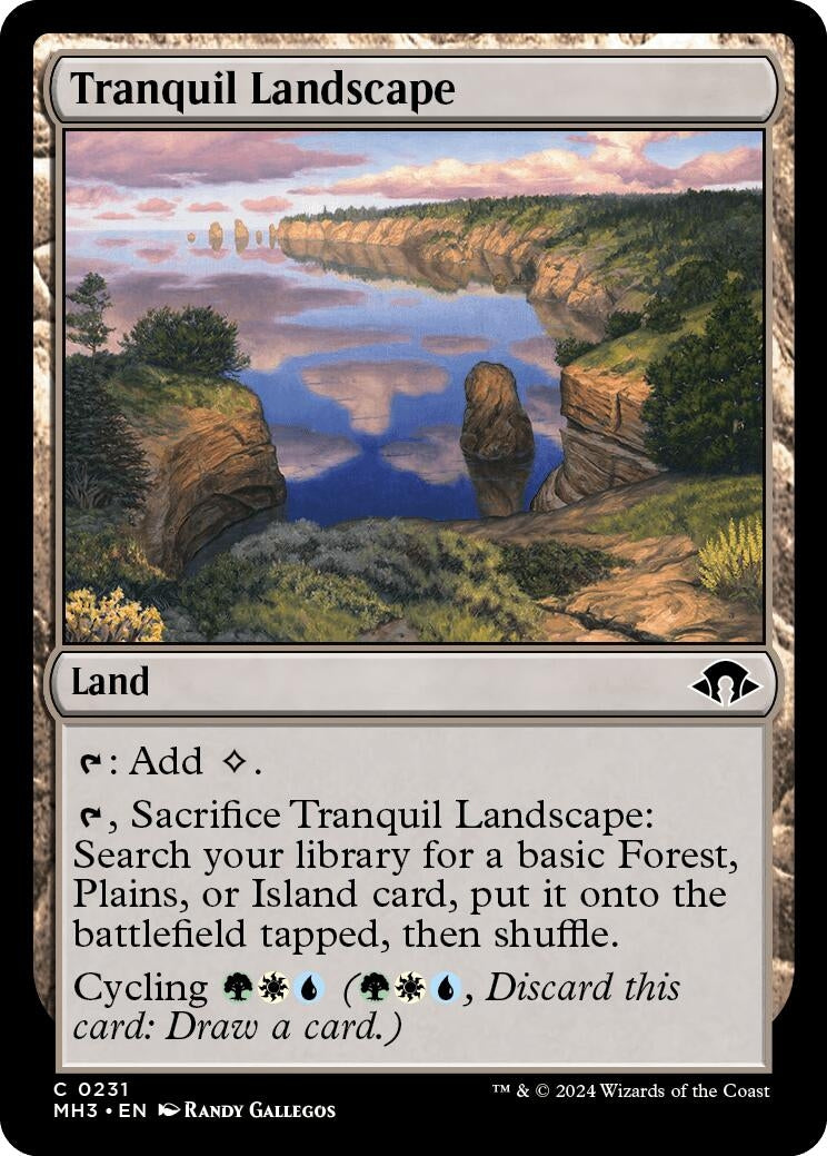 Tranquil Landscape (231) [MH3] - MTG Single