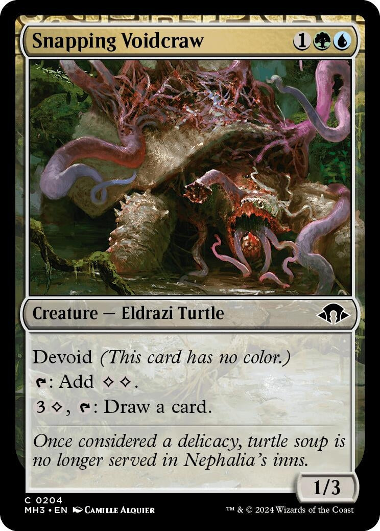 Snapping Voidcraw (204) [MH3] - MTG Single