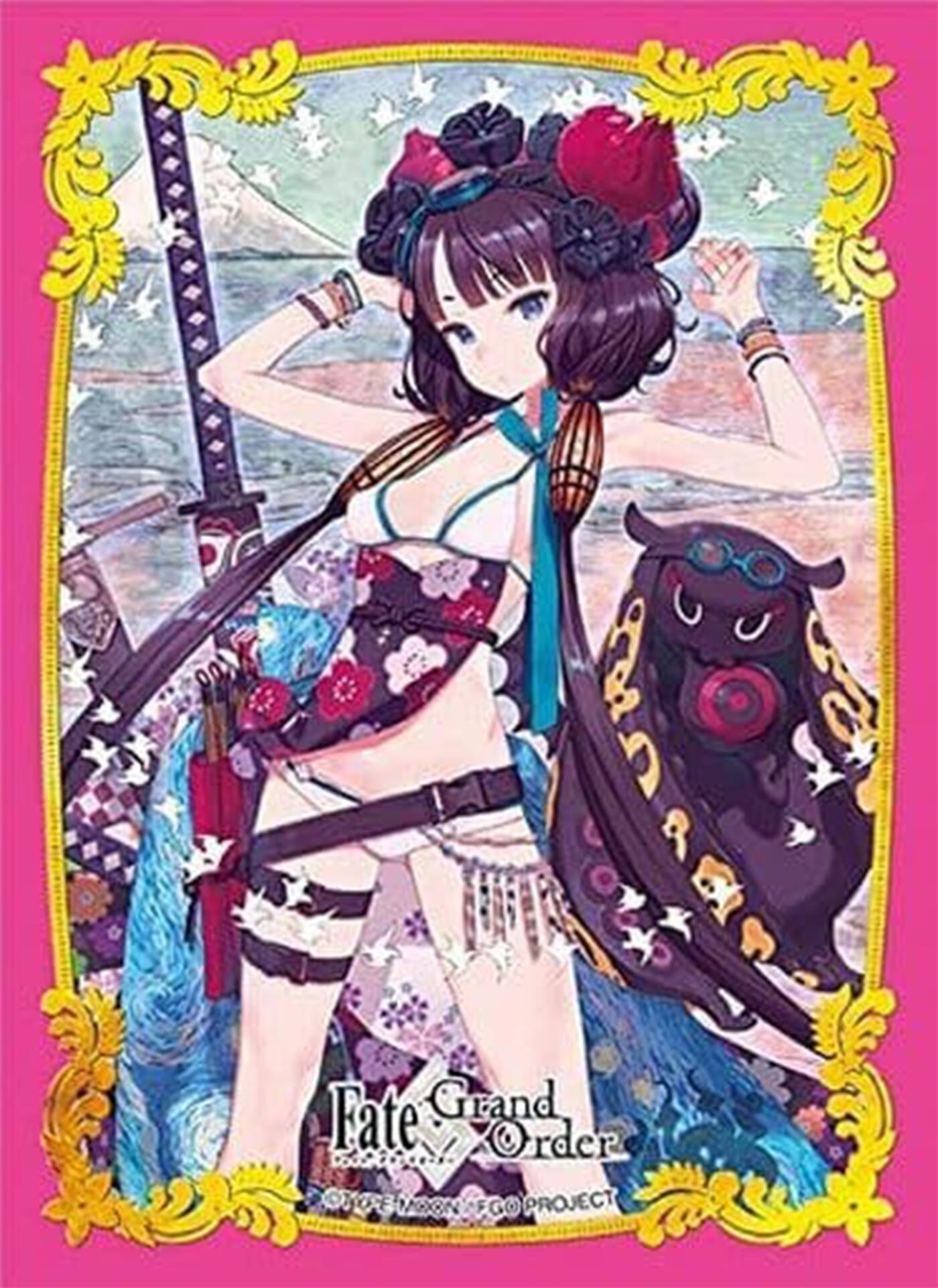 Image for Broccoli Character Sleeve: Fate/Grand Order - Saber/Katsushika Hokusai (80-Pack) - Card Sleeves