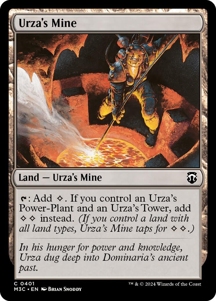 Urza’s Mine (Ripple Foil) (401) [M3C] - MTG Single