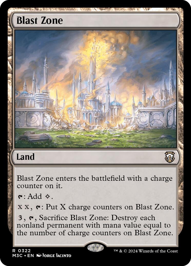 Blast Zone (Ripple Foil) (322) [M3C] - MTG Single