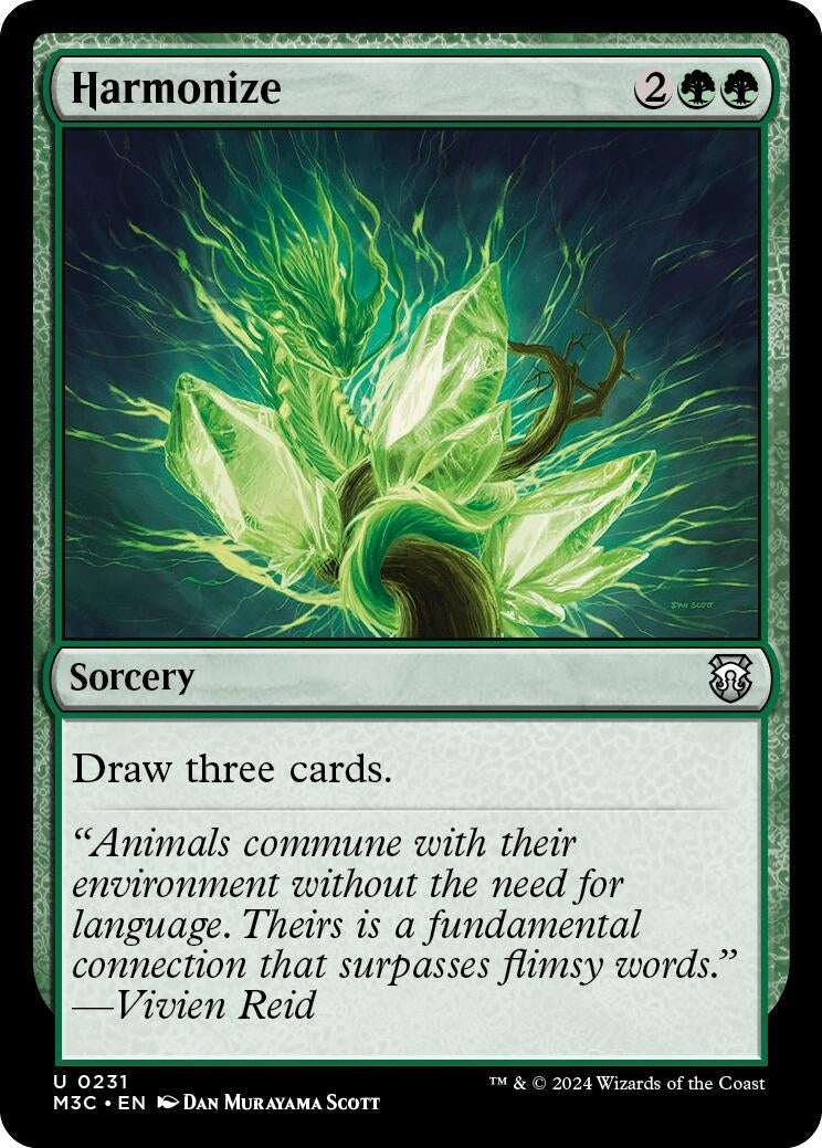 Harmonize (Ripple Foil) (231) [M3C] - MTG Single