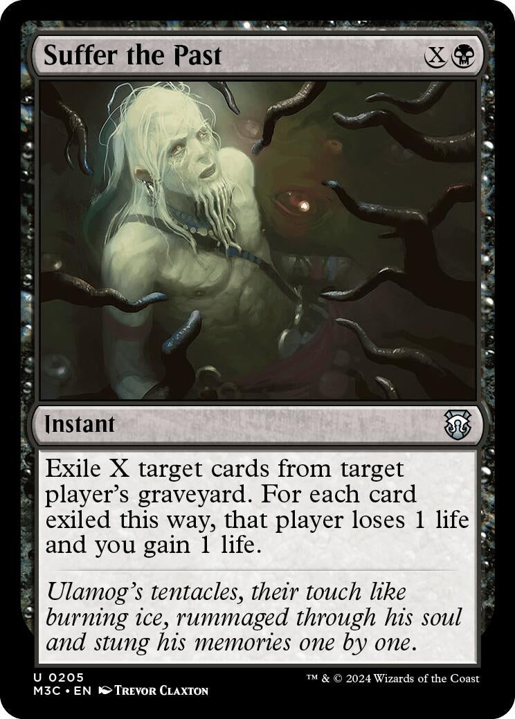 Suffer the Past (Ripple Foil) (205) [M3C] - MTG Single