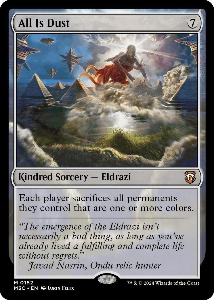 All Is Dust (Ripple Foil) (152) [M3C] - MTG Single